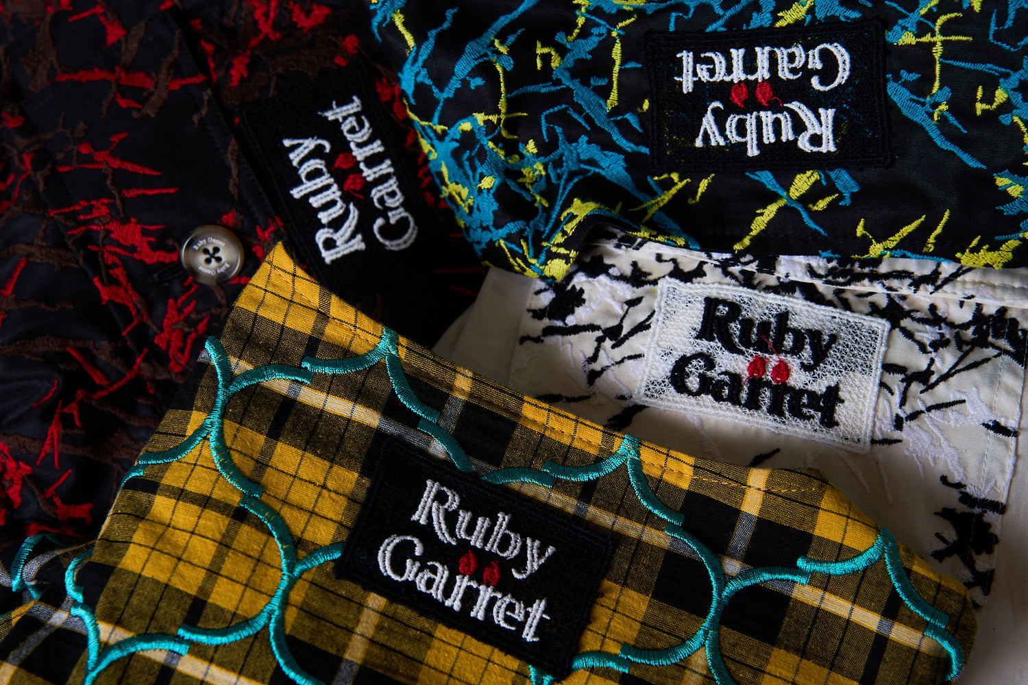 The product is made from original embroidered fabric made in Japan. 製品は日本製のオリジナル刺繍生地で造られてます。