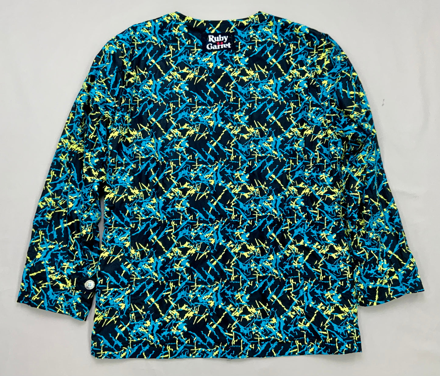 neon print no collar jacket　[ネオプリントノーカラージャケット]　RG01 FJ01